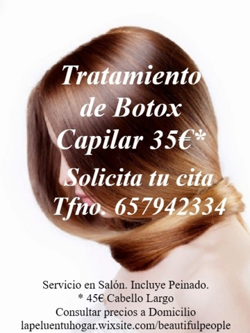 Precio pelo para botox el
